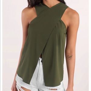 Olive Green Tobi Blouse